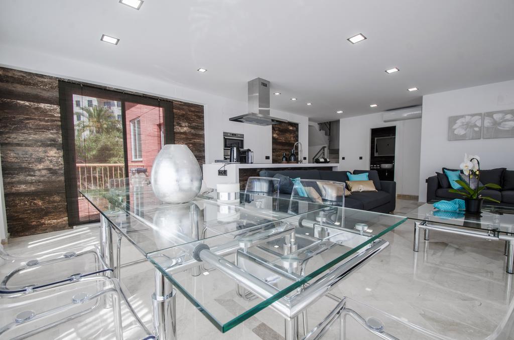 Gorgeous 170 Sq.M. Penthouse With Sea View Terraces Apartment เบนัลมาเดนา ภายนอก รูปภาพ